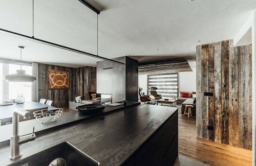 Demi-Quartier Apartment | Upmarket family apartment facing the Jaillet mountains