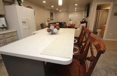West Jordan House | Upscale 2-bedroom with onsite parking.
