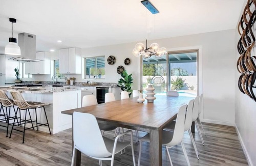 Melrose Village House | Upscale Desert Home | Heated Pool