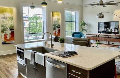 Macon Condo | Upscale Downtown Luxury Penthouse with PARKING