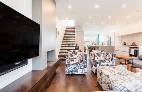 Highland House | Upscale Home in Lohi with Theater, Stunning Views, Fire Pit & Hot Tub