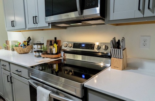 Central Apartment | Upscale Lodge Sleeps 9 Dog Friendly Near CU