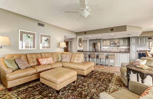 Fernandina Beach Apartment | Upscale, newly furnished, single level end unit, with 180 degree view
