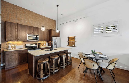East Market District Apartment | Urban Bourbon Escape - Downtown Louisville Getaway