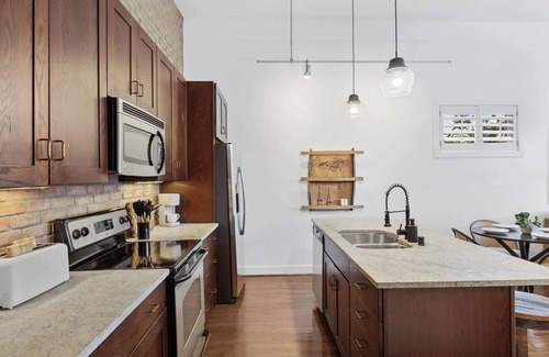 East Market District Apartment | Urban Bourbon Escape - Downtown Louisville Getaway