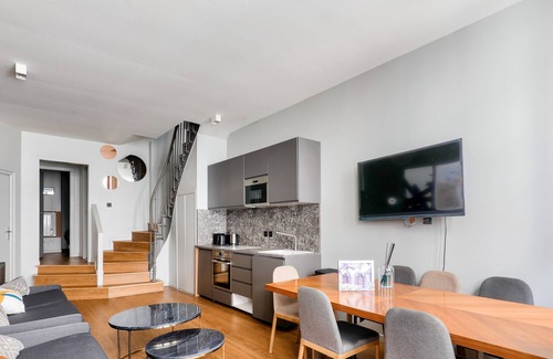Quartier Saint-Ambroise Apartment | Urban Flat 136 - Luxury 4BDR Duplex in Center of Paris