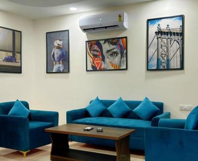 Jaipur Apartment | Urban Home by LuxAuraStays Jewel of India Area, Close to Airport