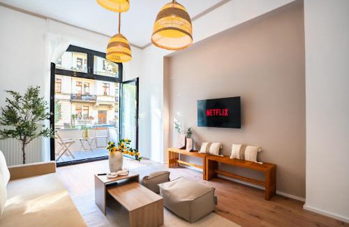 Wiesbaden Apartment | Urban Oasis - Premium Apartment - 2 Terrassen - Zentral - Charme - Großzügig