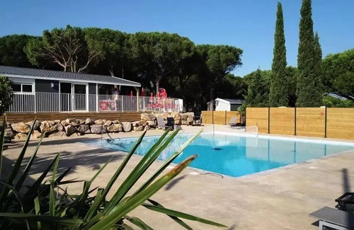 Bizanet Ski Chalet | Ushuaïa Villages Camping Figurotta * - Kota, Nordic bath & Sauna + welcome gift 2 to 5 people - 2 pers. included in the tariff