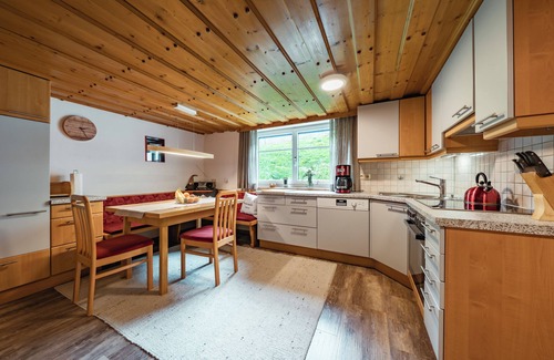 Sankt Gallenkirch Apartment | Vacation apartment with the charm of the Montafon. Terrace with a view of the mountains