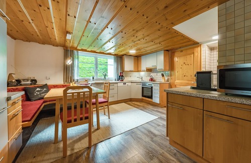 Sankt Gallenkirch Apartment | Vacation apartment with the charm of the Montafon. Terrace with a view of the mountains