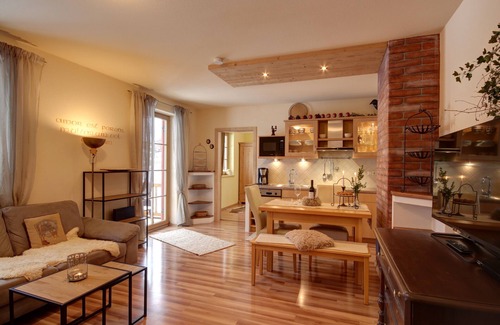 See Apartment | Vacation apartment GartenLust for 4 persons, 2 bedrooms, balcony, 70 sqm