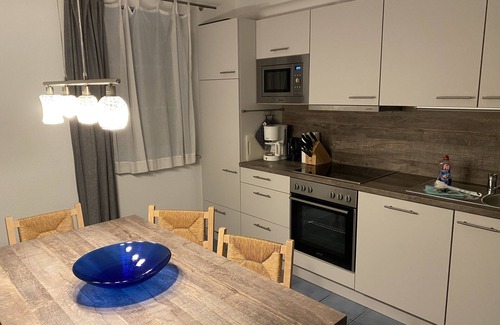 Seedorf Apartment | Vacation apartment in idyllic Seedorf with a view of the harbor