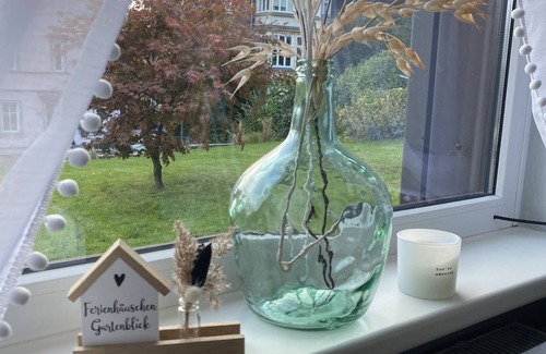 Friedrichroda House | Vacation cottage garden view directly at the forest & spa gardens