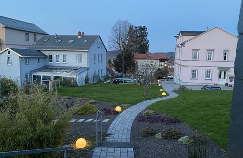 Friedrichroda House | Vacation cottage garden view directly at the forest & spa gardens