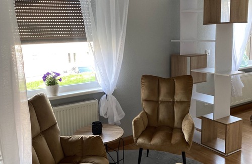 Friedrichroda House | Vacation cottage garden view directly at the forest & spa gardens