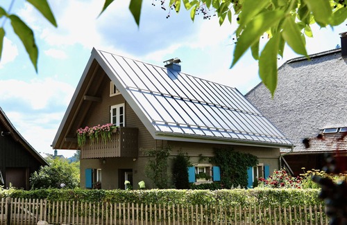 Menzenschwand-Hinterdorf House | Vacation Home "Backhüsli Am Bauerngarten" with Mountain View, Private Terrace & Wi-Fi