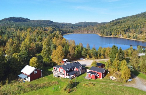 Sundsvall Municipality House | Vacation home Ramona - Vacation with lake view & boat near Sundsvall