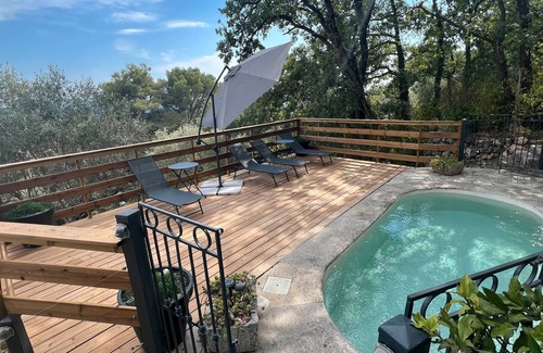 Montauroux House | Vacation Home "Villa Robinson Belvedere" with Mountain View, Private Pool & Wi-Fi