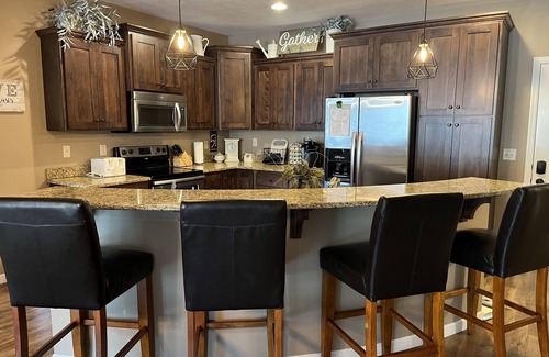 Arnolds Park Condo | Vacation Ready Condo - Great Views of East Lake Okoboji & Overlooks Newport Pool