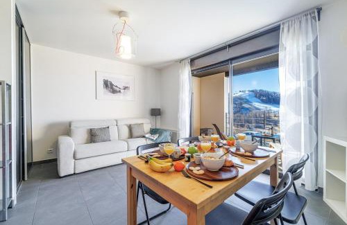 Peone Apartment | Valberg - Magnificent studio terrace with parking