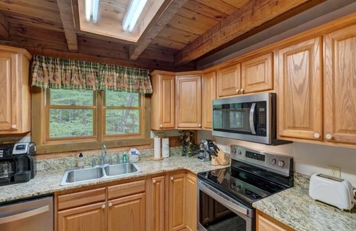 Banner Elk Cabin | Valley Creek Cabin- Mountain Cabin, Waterfront (by Creek and Waterfall), Pet Friendly, Two King B.