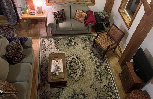 Chelsea House | VAST trail access with peaceful views & cozy spaces in VT schoolhouse.