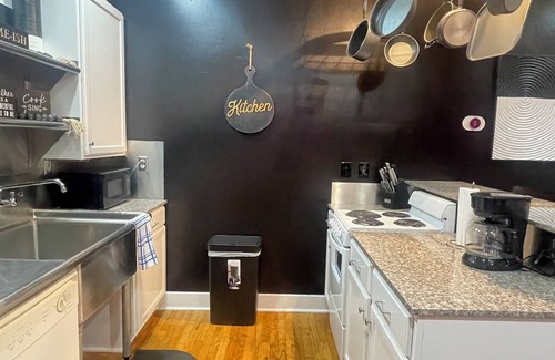 Bricktown House | Velvet studio apartment located in Deep Duece.