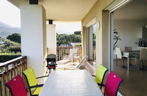 Marine de Saint Ambroggio Apartment | Very nice apartment with sea view - B5N1