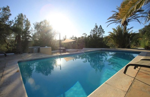 Santa Eulalia del Rio Villa | Very Private Family Villa with Apt, Pool, A/C. EV Charge. walk to beach