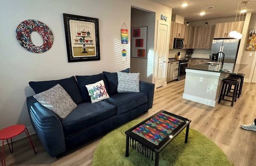 McNeil Apartment | Vibrant 2BR w/Pool + Game Room near Q2 Stadium