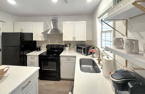 North Raleigh House | Vibrant Villa Green - 2 King Beds Pets Park Nearby