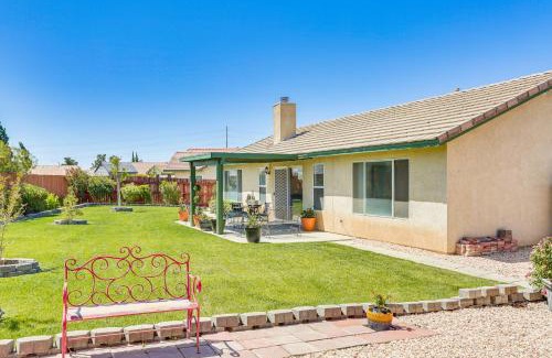 Victorville House | Victorville Home with Large Yard and Charcoal Grill!