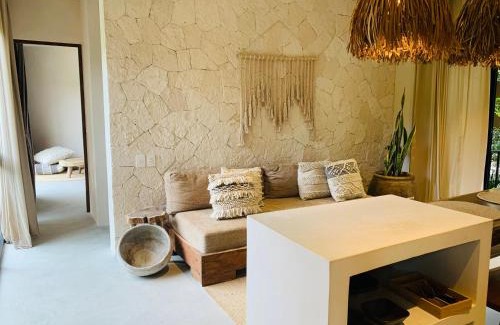 Tulum City Center Apartment | Vida Boho Apart 10 with special fee to access Hotel Bardo