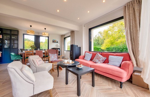 Lannilis House | View over the Aber - House for 8 - Large garden