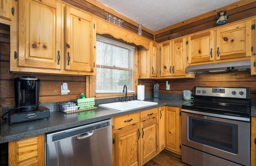 Ellijay House | View-tiful Getaway! Hot-tub, Firepit, Dog-friendly with fenced yard!
