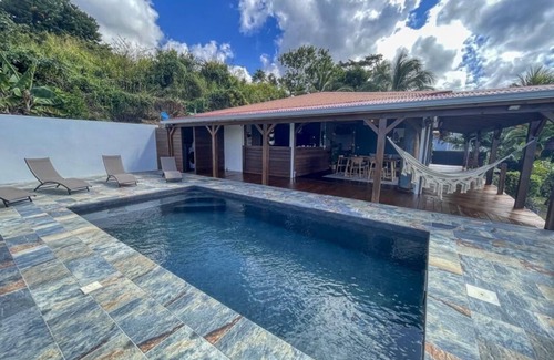 Pointe-Noire House | Villa Ô Karet - Swimming pool, Panoramic sea view
