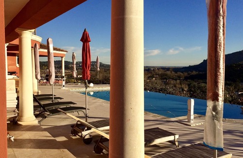 Pegomas Villa | Villa 10 people 10 km from Cannes with swimming pool. Unobstructed view to the sea