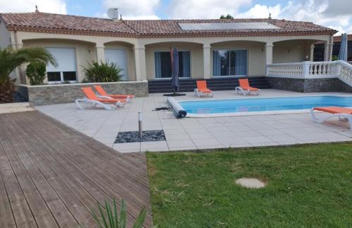 Puysserampion Villa | villa 15 personnes avec piscine et terrain de pétanque