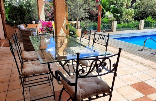 Agde Villa | Villa 175 m2, 8 pers, 4 bdrms, air-conditioned, quiet, large swimming pool, jacuzzi, Grau d'Agde