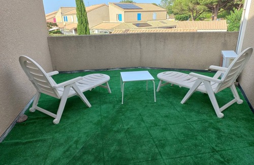 Portiragnes-Plage Villa | Villa 3 Chambres 80 m2 Dans Résidence Sécurisée Avec Piscine, à 2 pas des Plages