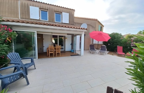 Portiragnes-Plage Villa | Villa 3 Chambres 80 m2 Dans Résidence Sécurisée Avec Piscine, à 2 pas des Plages