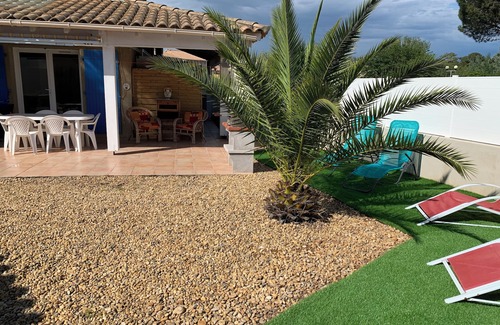 Portiragnes-Plage Villa | Villa 3ch Dans Résidence Avec Piscine Wifi Climatisation à Proximité des Plages