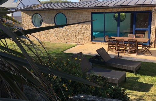 Plouescat Villa | Villa 4* private indoor pool/SPA - Beach 200m away
