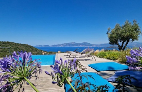 Verghia House | Villa 5 bedrooms, swimming pool, panoramic sea view