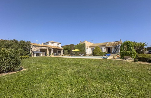 Bessan Villa | Villa 6p CLIM Big Swimming pool PRIVE salt Heated WIFI sea 8km