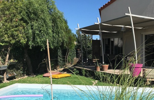 Torreilles House | Villa 800m from the beach with swimming pool, garden and large shaded terraces