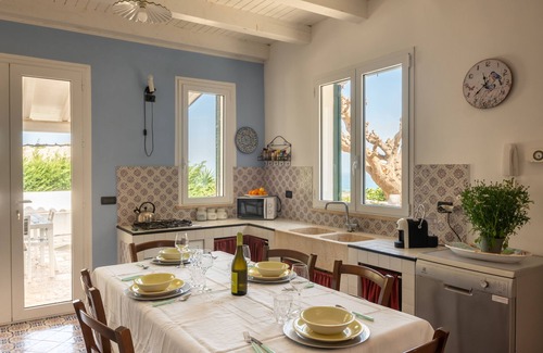 Castellammare del Golfo Villa | Villa antico pozzo: pool, spa, sauna, sea view, 15 minutes from Scopello