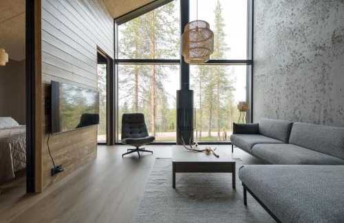 Akaslompolo House | Villa Arctic Trail, Apartment A - Aurora view hot tube - Sauna - Lapland holiday