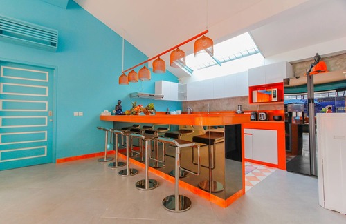 Drupadi Villa | Villa Artistic, Luxury with swimming pool surrounded by 3 suites 5 minutes from the beach
